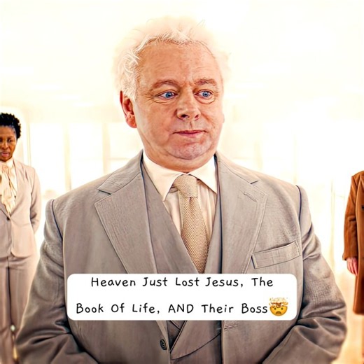 Heaven Just Lost Jesus, The Book Of Life, AND Their Boss🤯#goodomens #funny #shorts #shortvideo