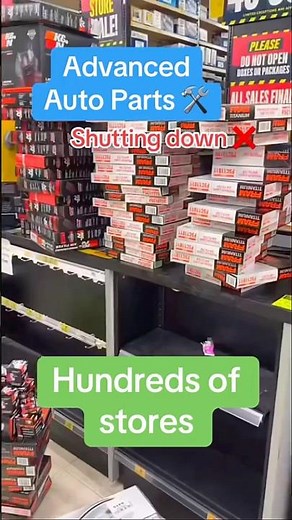 Advanced Auto Parts is Closing Stores and Liquidating their Inventory for 95% Off…
