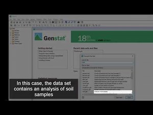 1.2 Working with Genstat 18th edition
