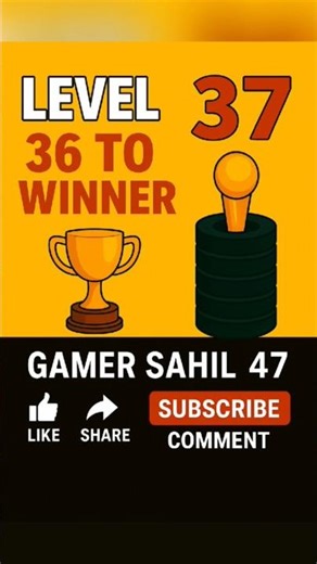 Stack Ball Level 36 to 37 WINNER 🔥 | Impossible Level Clear 😱 #ballgame #games #gaming