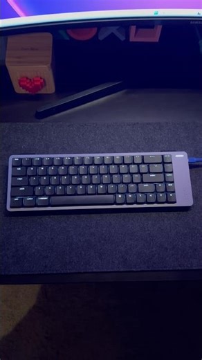 Best WFH keyboard and my favorite to type on! #keyboard #lowprofile #portablekeyboard #macbook