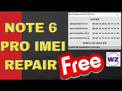 Redmi Note 6 Pro IMEI Repair Solution || Unable to get imei || Baseband unknown || ENG Qcn File