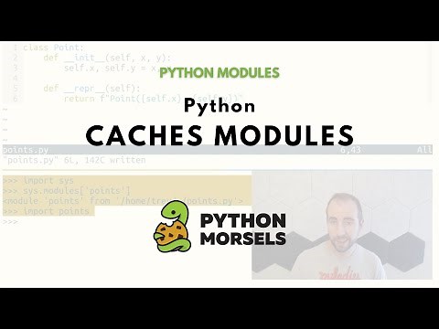 Modules are cached in Python