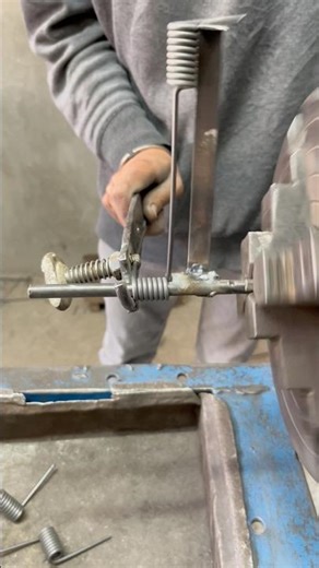 Simple Double Spring for Tractor Line Made on Lathe Machine | Workshop Engineering #shorts