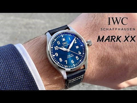 IWC Pilot Mark XX blue 40 mm