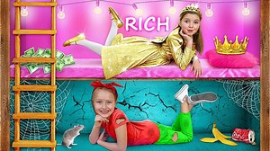 427K views · 6.2K reactions | Adventures of Rich Princess vs Broke Princess | Opposite Challenge Story Danna and Anna pretend play rich vs broke princesses and have adventures in opposite challenge for kids | Toys Review | Facebook
