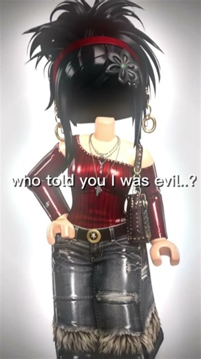 Guys, I think that I’m evil #roblox #robloxedit