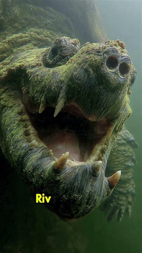 Nature's Deadliest Underwater Trap! | Alligator Snapping Turtle 🐢💥