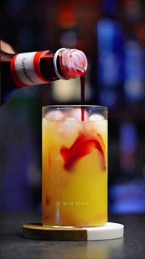 Malibu sunrise #cocktail #drink #easyrecipe