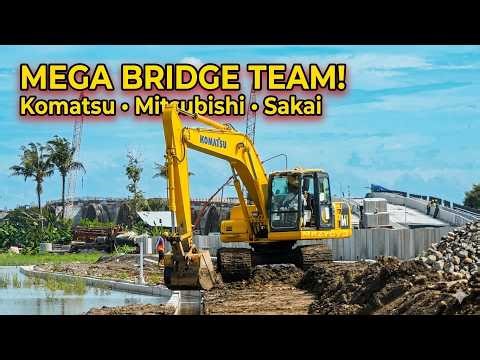 32 Minutes of Heavy Construction: Spreading Aggregate & Installing U-Ditch