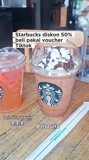 Cara Belinya : 1. klik tag lokasi di video ini. 2. pilh menu lalu beli & bayar 3. tukarkan kode ke outlet terdekat, tanpa biaya tambahan apapun yaa. selamat mencoba 🤗🥰 #voucher #promo #tiktokgo #starbucks