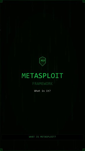 Metasploit Explained in 60 Seconds 🚀 #cybersecurity #ethicalhacking #kalilinux #linux #kali