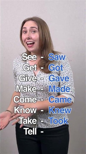 16 Irregular Verbs You MUST Know in English! #learnenglish #englishvocabulary #airlearn #shorts