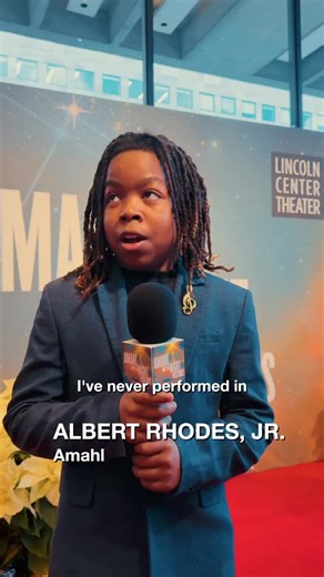 Dreams come true at Lincoln Center Theater. Amahl and the Night Visitors is officially open! | Lincoln Center Theater