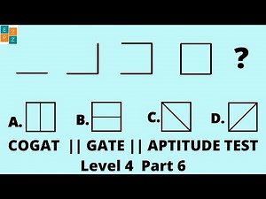 PRACTICE TEST LEVEL 4 PART 6 || COGAT || GATE || JOB APTITUDE TEST
