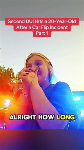 Second DUI Hits a 20-Year-Old After a Car Flip Incident part 1 #cops #copsoftiktok #bodycam #policeofficer