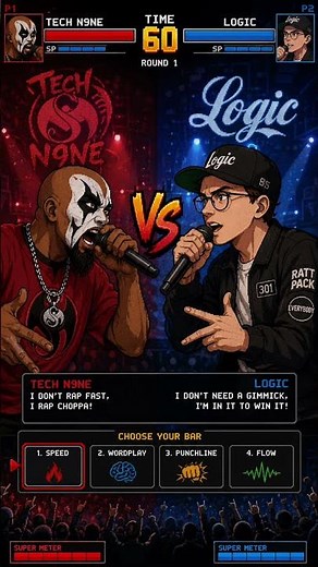 METAVERSE RAP BATTLE Tech N9ne Vs Logic