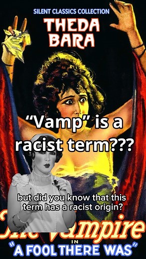 Taipei on Instagram: "Did you know the problematic history of the vamps? Video description: Taipei is a drag queen in short dark hair and a light satin dress with dramatic 1920s make up. The video is shot in a dramatic vintage black-and-white style, showing historical images of vamp actresses from the 1910s and 20s for reference. #vamp #vampmakeup #1920s #1920smakeup #1910s #filmhistory"