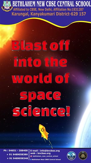 Bethlahem New CBSE Central School || Space Science & Technology Exhibition by VSSC (ISRO) ||