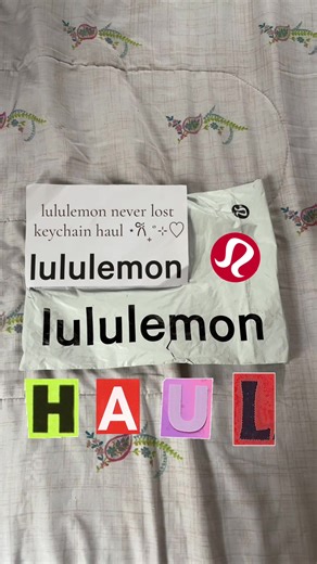 Lululemon Never Lost Keychain Haul