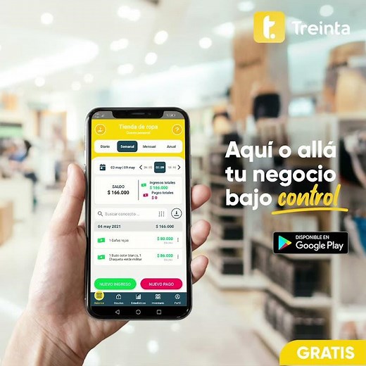 En cualquier lugar tu negocio bajo control con Treinta