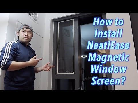 How to Install NeatiEase Magnetic Window Screen?