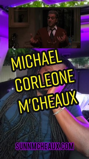 Replying to @sunnmcheaux Michael Corleone m'Cheaux #weoutchea #gullah #geechee #godfather #corn #linguistics #language #addendum #recasting #modeling sunnmcheaux.com