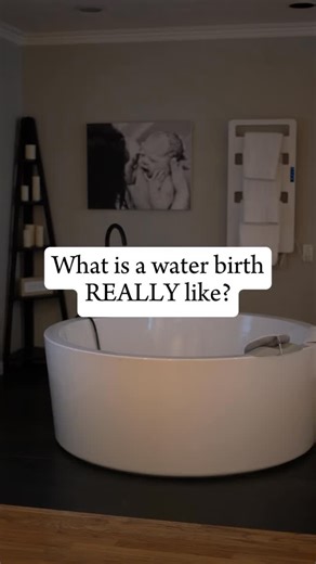 What is a water birth REALLY like? 懶 Warm water. Calm lighting....