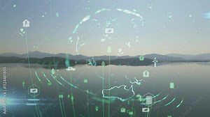 Environmental technology concept. Sustainable development goals. SDGs. High quality 4k footage