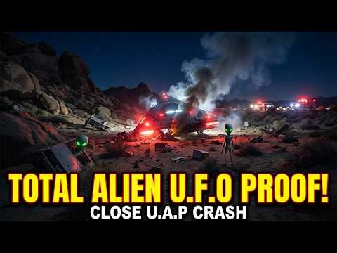 TOTAL ALIEN U.F.O PROOF! CLOSE U.A.P CRASH
