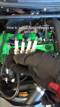 How to Install Autolite Spark Plugs in an Evo X