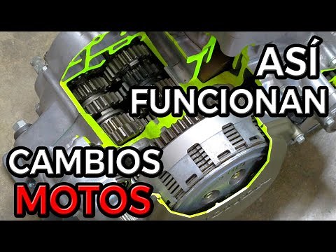 How a motorcycle gearbox works