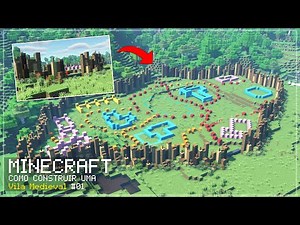 ⛏️ How to Build a Medieval Village | Minecraft | Village Wall ⛓