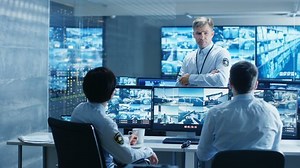 Security Control Room Chief Surveillance Officer Stock Footage Video (100% Royalty-free) 31689556 | Shutterstock