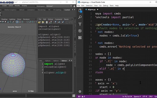 Maya_Python 编程模块创建自动化工具视频教程