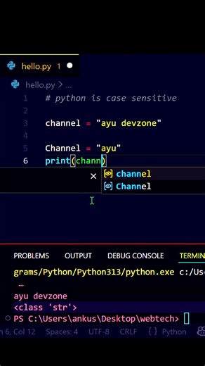 This Tiny Python Mistake Breaks Your Code 😱 #shorts #youtubeshorts