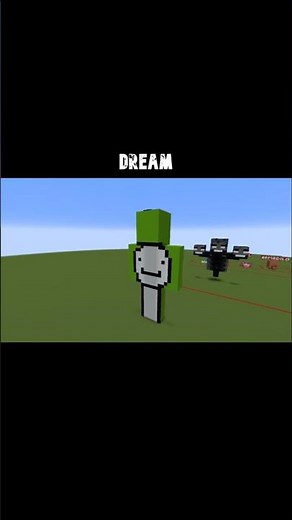 I Built a GIANT DREAM Statue in Minecraft! 😱 #minecraft #minecraftshorts #shorts ‪@dream‬