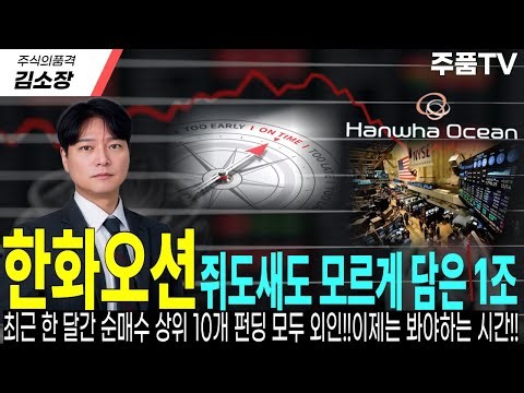[Hanwha Ocean's Response Strategy] 1 trillion won came in without anyone noticing!! The top 10 ne...