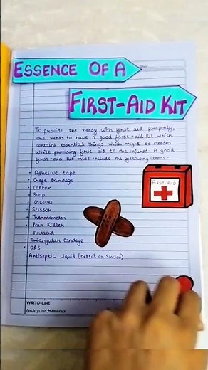 Sewa Project on First Aid | #schoolproject #projects