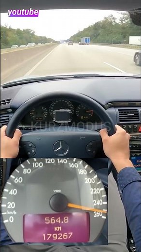 MERCEDES-BENZ E430 W210 LORINSER 1999 TOP SPEED TEST