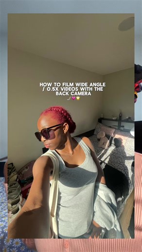 How to Record with Back Camera in 0.5x Wide Angle