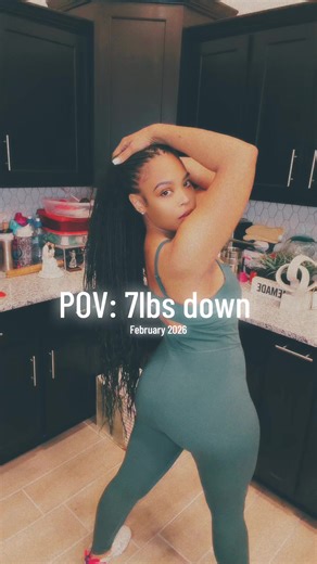 12 lbs down in total. No shortcuts. Just consistency. 🏋🏽‍♀️ btw, tell your dad I’ll be ready soon 🤭😆 #consistency #bodybuilding #workout #muva #weightloss