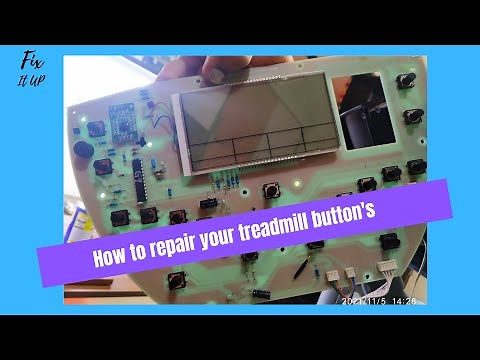 How to repair your treadmill's button at Home /Fixitup