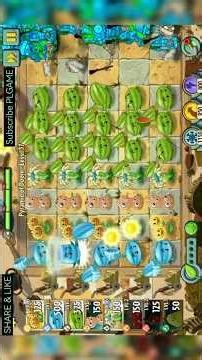 PVZ 2 Pyramid of Doom Level 37 SECRET STRAT! 😱 #shorts #viral #viralshort