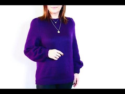 how to knit a sweater on a knitting machine/tutorial