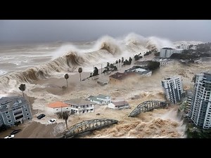 Chaos in Bulgaria today! Tsunami hits entire cities - floods in Elenite and Saint Vlas