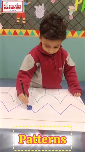 MRV - The Kids Paradise on Instagram: "Activity Time (Pre-Nursery) #patterns #basic #thekidsparadise #prenursery #earlychildhoodlearning [ The Kids Paradise, standing line activity, sleeping line tracing, slanting line practice, curve line , pre writing skills, line formation for kids, fine motor development, activity, preschool , early childhood , kids classroom activity, best School In west delhi, hind nagar ]"