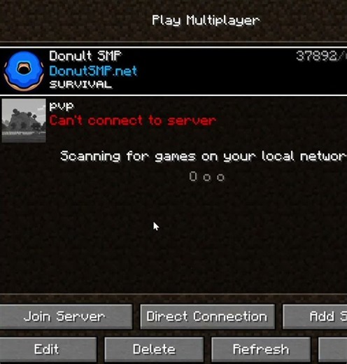 what is the address for donut SMP in java