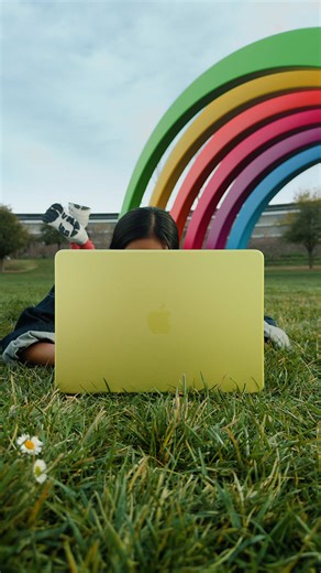 MacBook Neo in Citrus #MacBookNeo