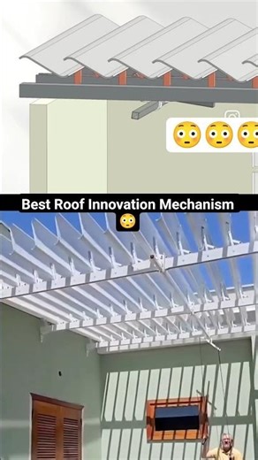 BEST ROOF INNOVATION MECHANISM 😳| #solidworks |#viral | #shorts|#viralshorts |#gear|#autocad|#engine
